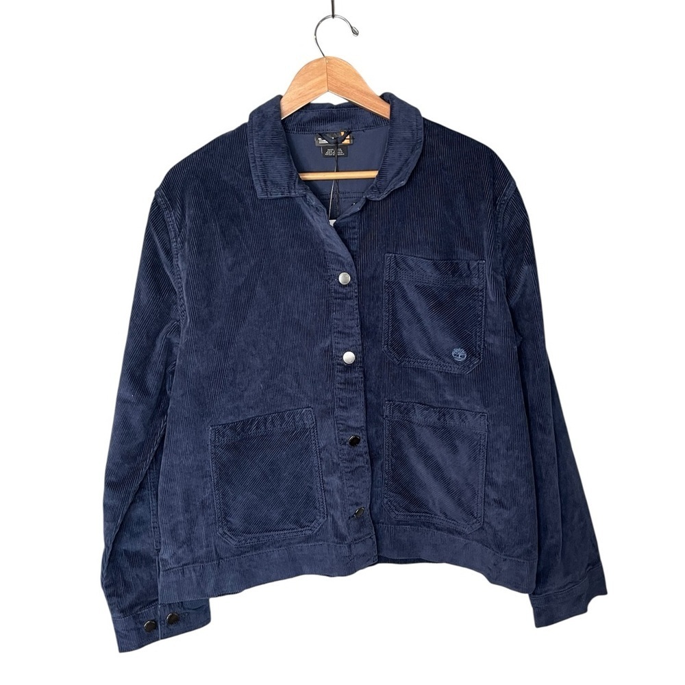 NWT Timberland Kempshire Corduroy Chore Jacket Dark Blue - Picture 4 of 15